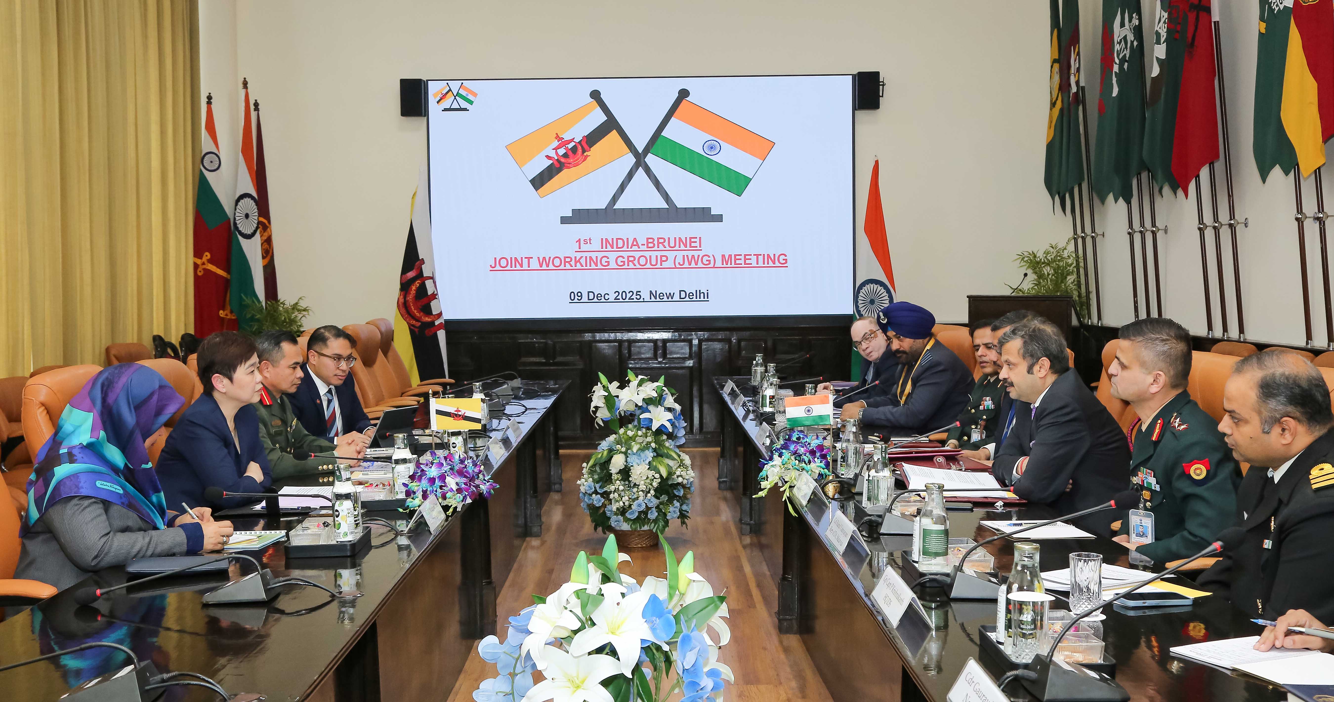 India-Brunei Hold First JWG on Defence Cooperation in New Delhi